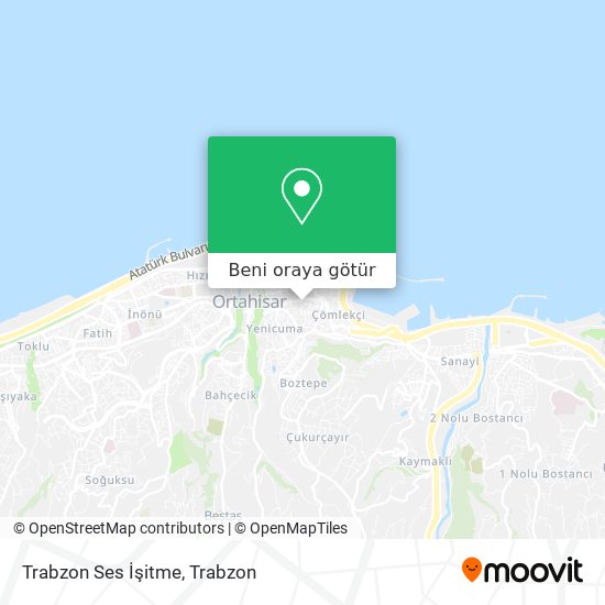 Trabzon Ses İşitme harita