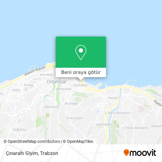 Çınaraltı Giyim harita