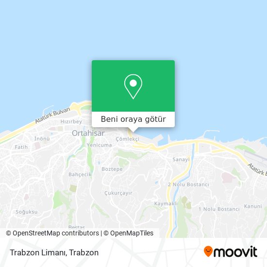Trabzon Limanı harita