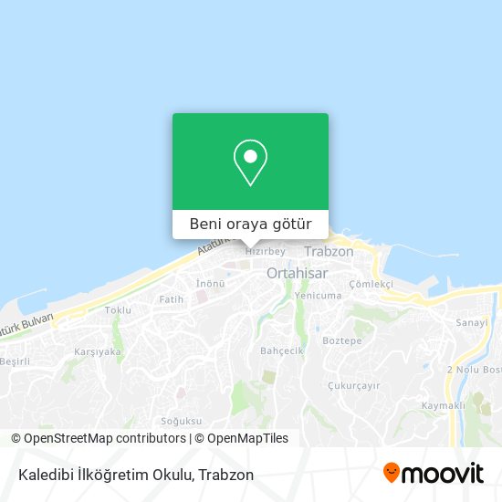 Kaledibi İlköğretim Okulu harita