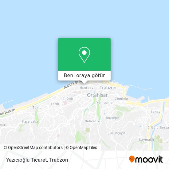 Yazıcıoğlu Ticaret harita