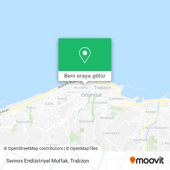 Swinox Endüstriyel Mutfak harita