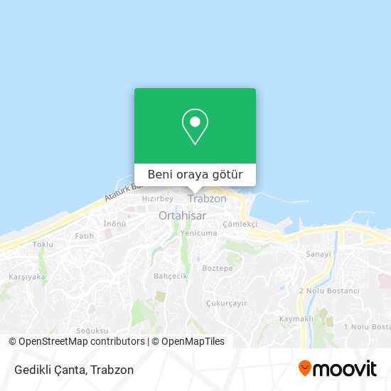 Gedikli Çanta harita