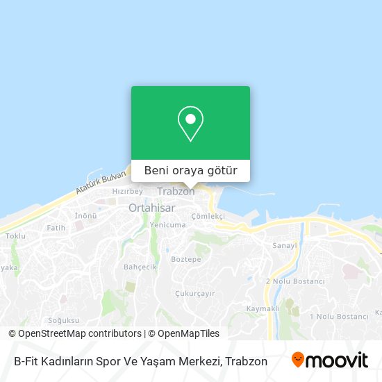 B-Fit Kadınların Spor Ve Yaşam Merkezi harita