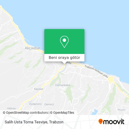 Salih Usta Torna Tesviye harita