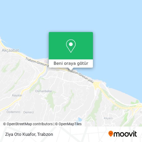 Ziya Oto Kuafor harita