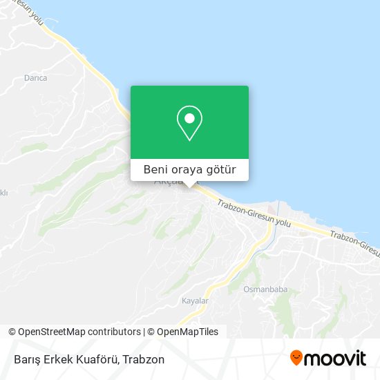 Barış Erkek Kuaförü harita