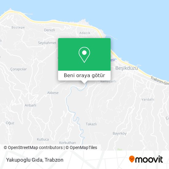 Yakupoglu Gıda harita