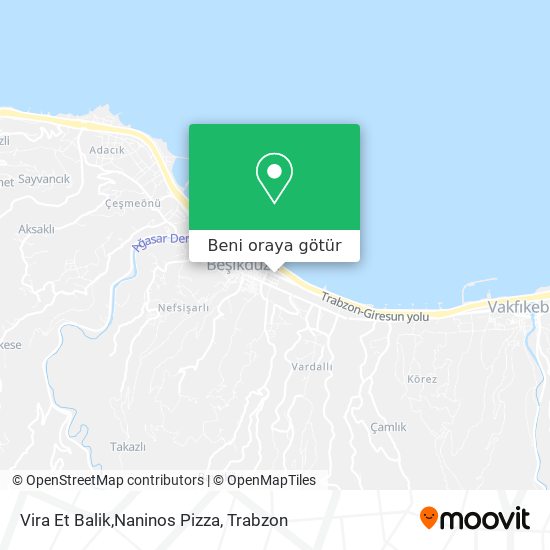 Vira Et Balik,Naninos Pizza harita
