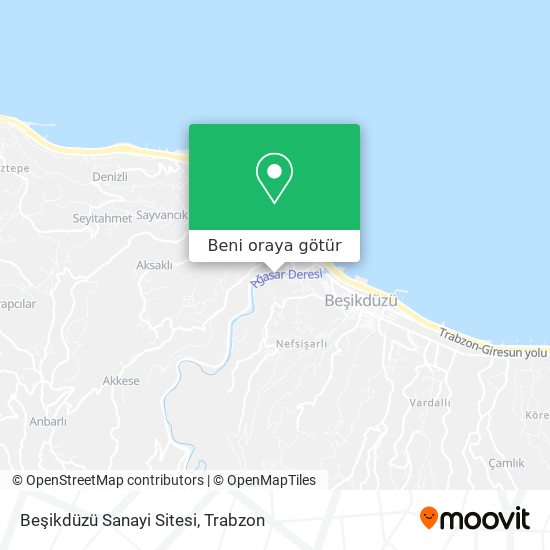 Beşikdüzü Sanayi Sitesi harita