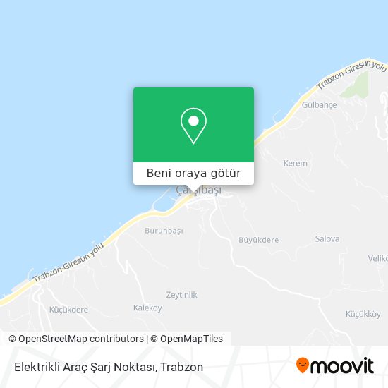 Elektrikli Araç Şarj Noktası harita