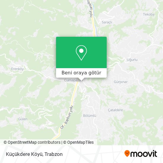 Küçükdere Köyü harita