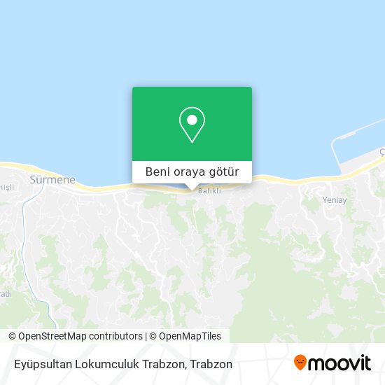Eyüpsultan Lokumculuk Trabzon harita