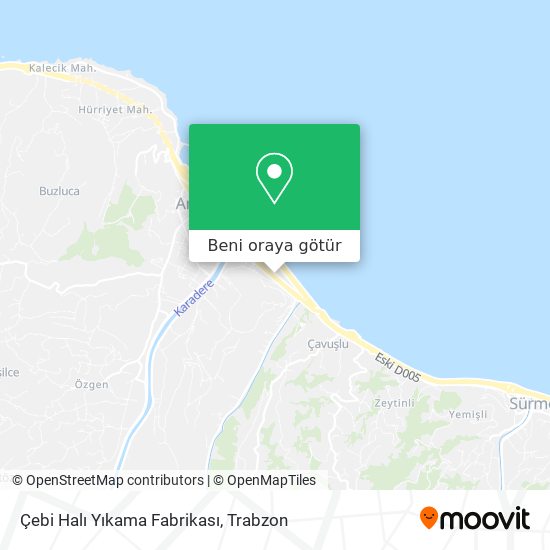 Çebi Halı Yıkama Fabrikası harita