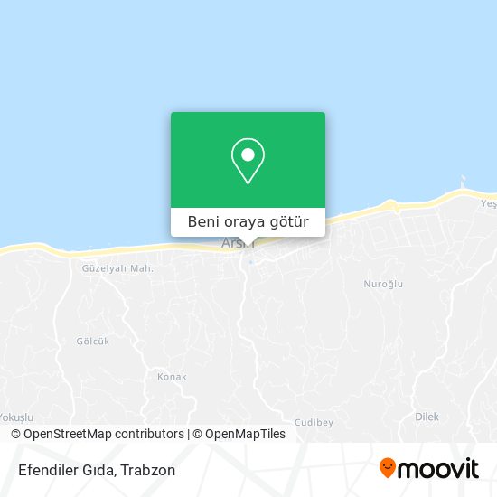 Efendiler Gıda harita
