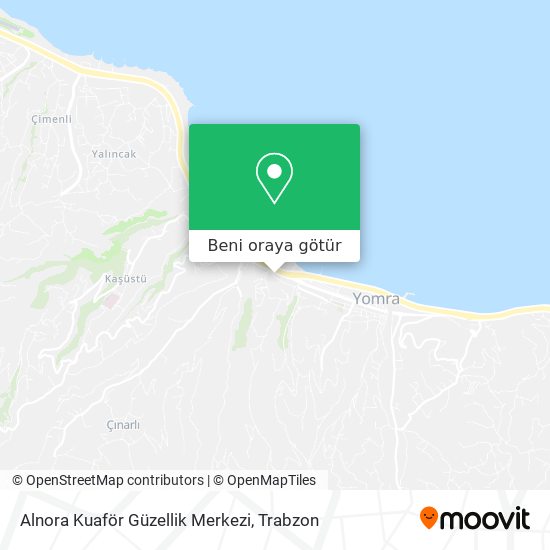 Alnora Kuaför Güzellik Merkezi harita