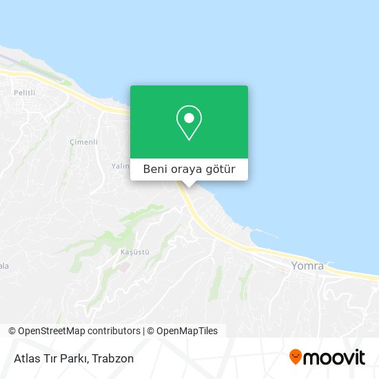 Atlas Tır Parkı harita
