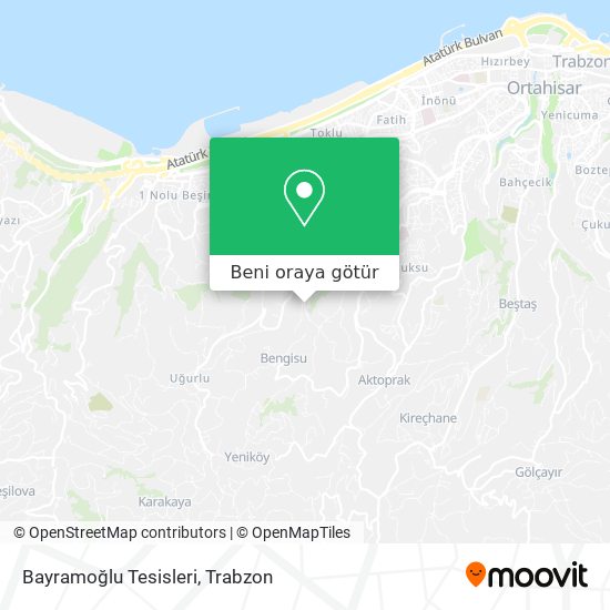 Bayramoğlu Tesisleri harita