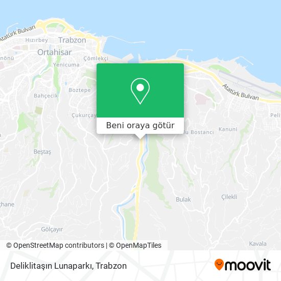 Deliklitaşın Lunaparkı harita