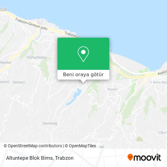 Altuntepe Blok Bims harita
