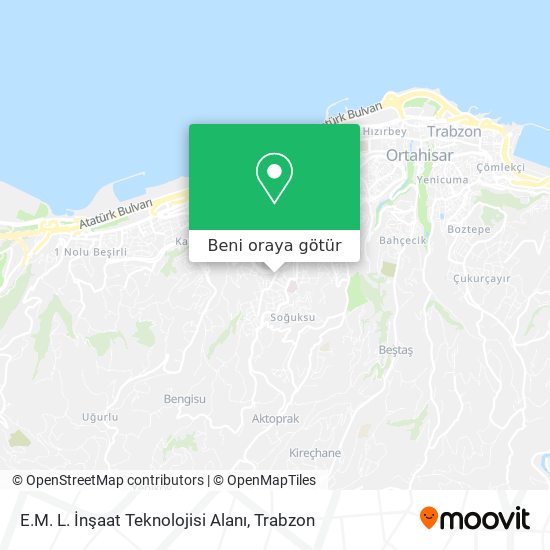 E.M. L. İnşaat Teknolojisi Alanı harita