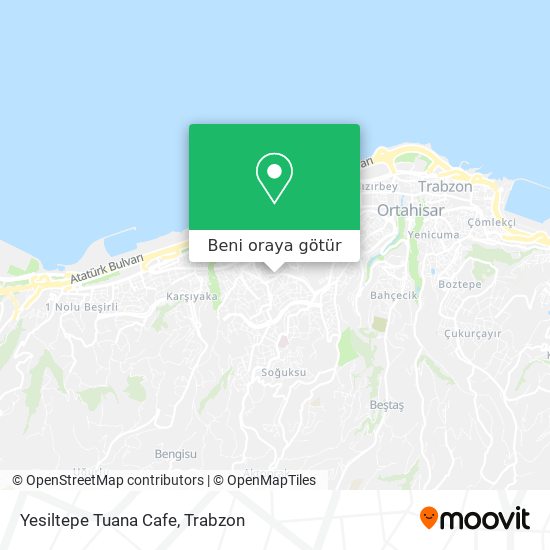 Yesiltepe Tuana Cafe harita
