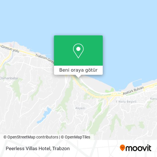 Peerless Villas Hotel harita