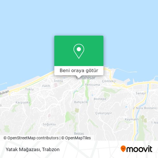 Yatak Mağazası harita