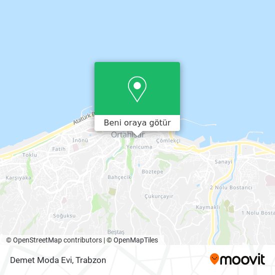 Demet Moda Evi harita