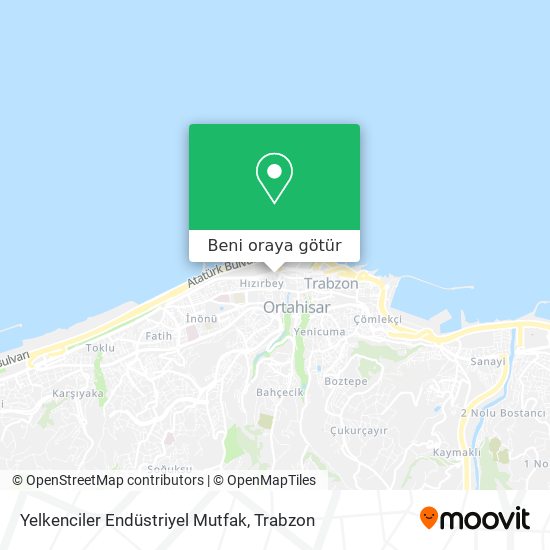 Yelkenciler Endüstriyel Mutfak harita