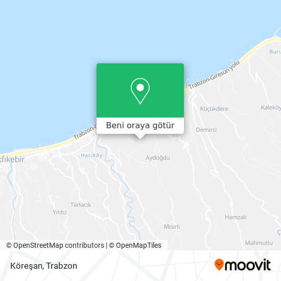 Köreşan harita