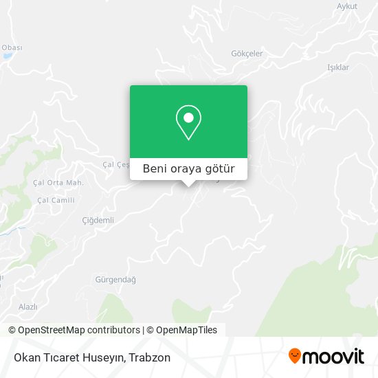 Okan Tıcaret Huseyın harita