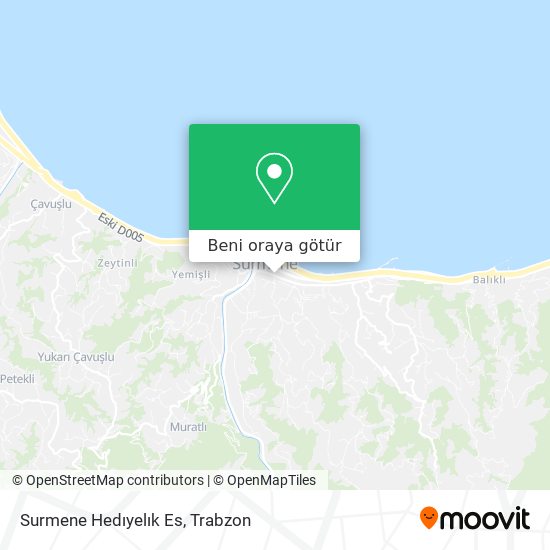 Surmene Hedıyelık Es harita