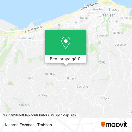 Kısarna Eczanesı harita