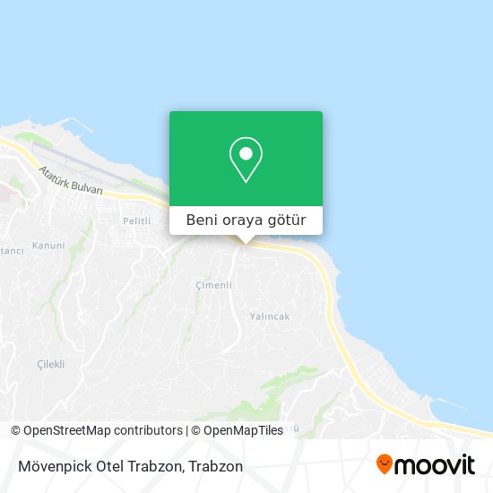 Mövenpick Otel Trabzon harita