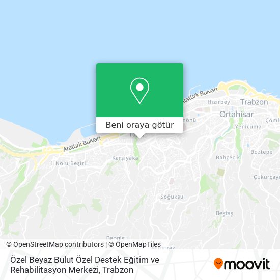 Özel Beyaz Bulut Özel Destek Eğitim ve Rehabilitasyon Merkezi harita