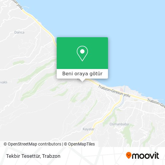 Tekbir Tesettür harita