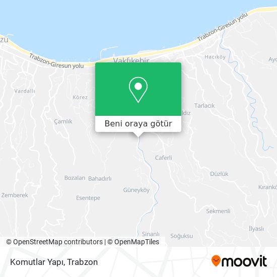 Komutlar Yapı harita