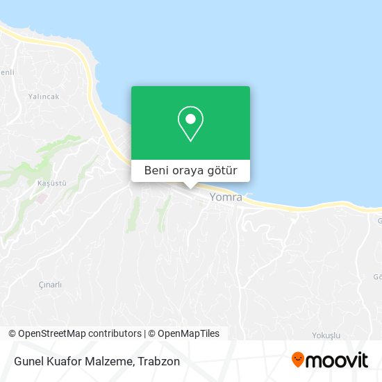 Gunel Kuafor Malzeme harita
