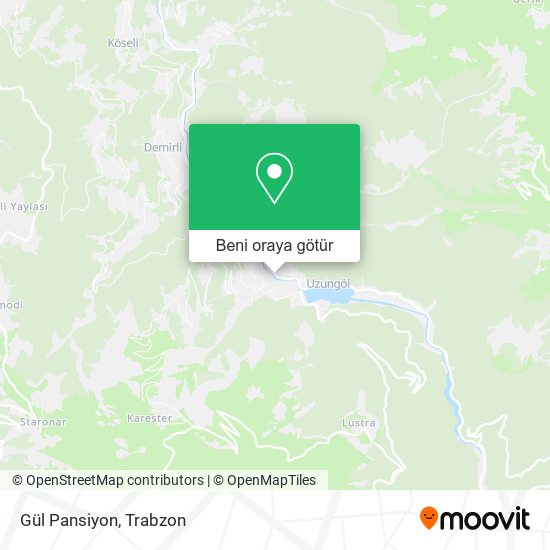 Gül Pansiyon harita