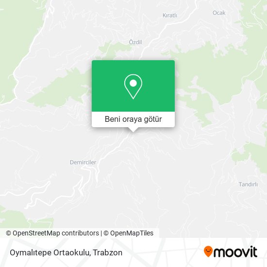 Oymalıtepe Ortaokulu harita