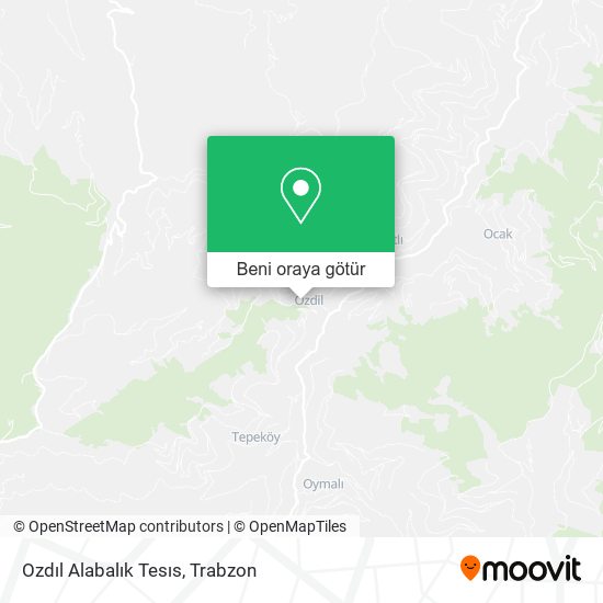 Ozdıl Alabalık Tesıs harita