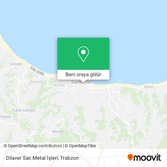 Dilaver Sac Metal İşleri harita