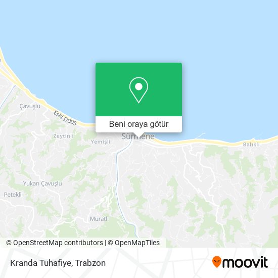 Kranda Tuhafiye harita