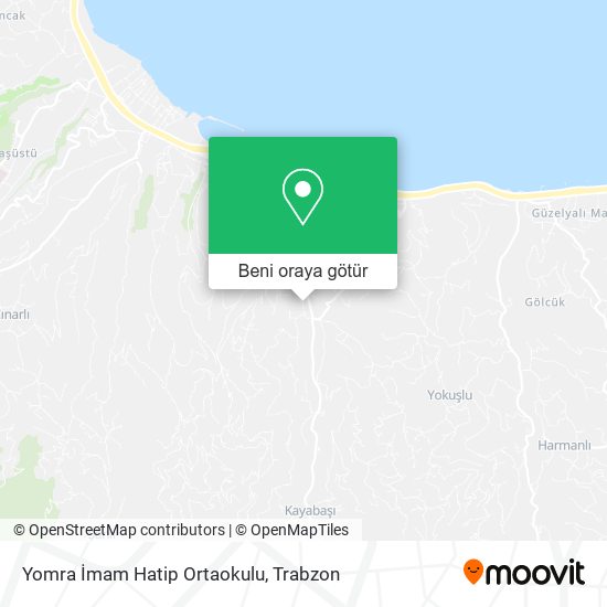 Yomra İmam Hatip Ortaokulu harita