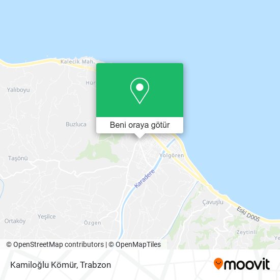 Kamiloğlu Kömür harita