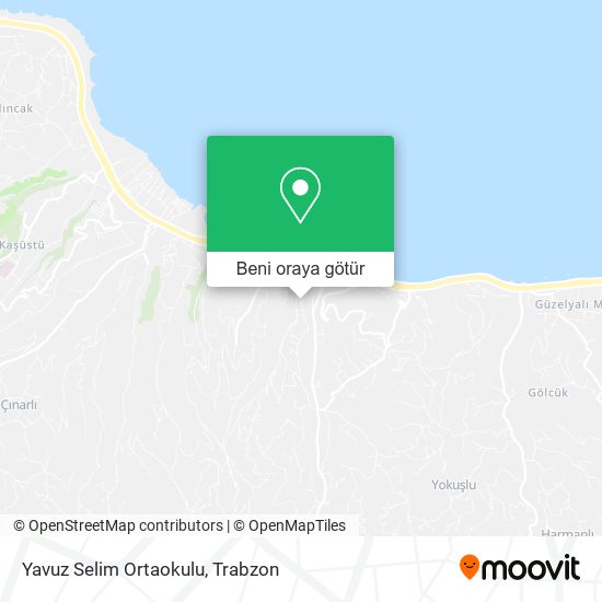 Yavuz Selim Ortaokulu harita