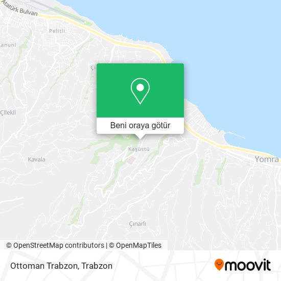 Ottoman Trabzon harita