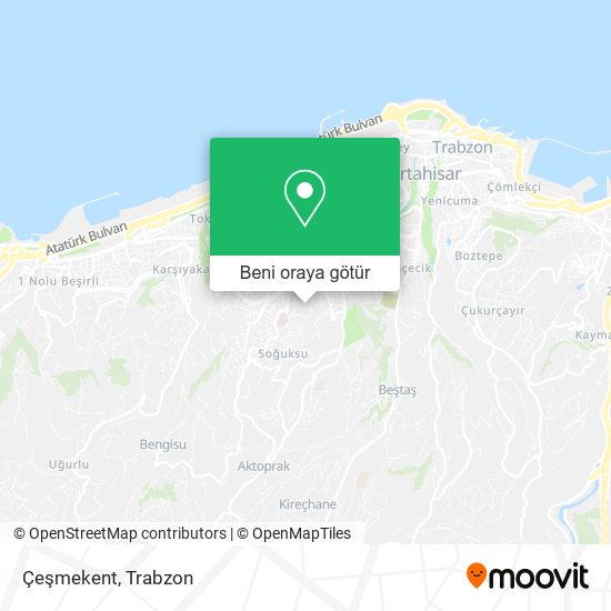 Çeşmekent harita