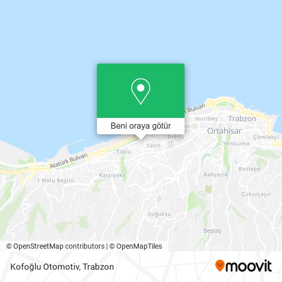 Kofoğlu Otomotiv harita